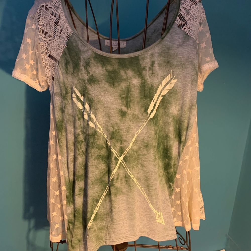 Free People graphic arrow shirt